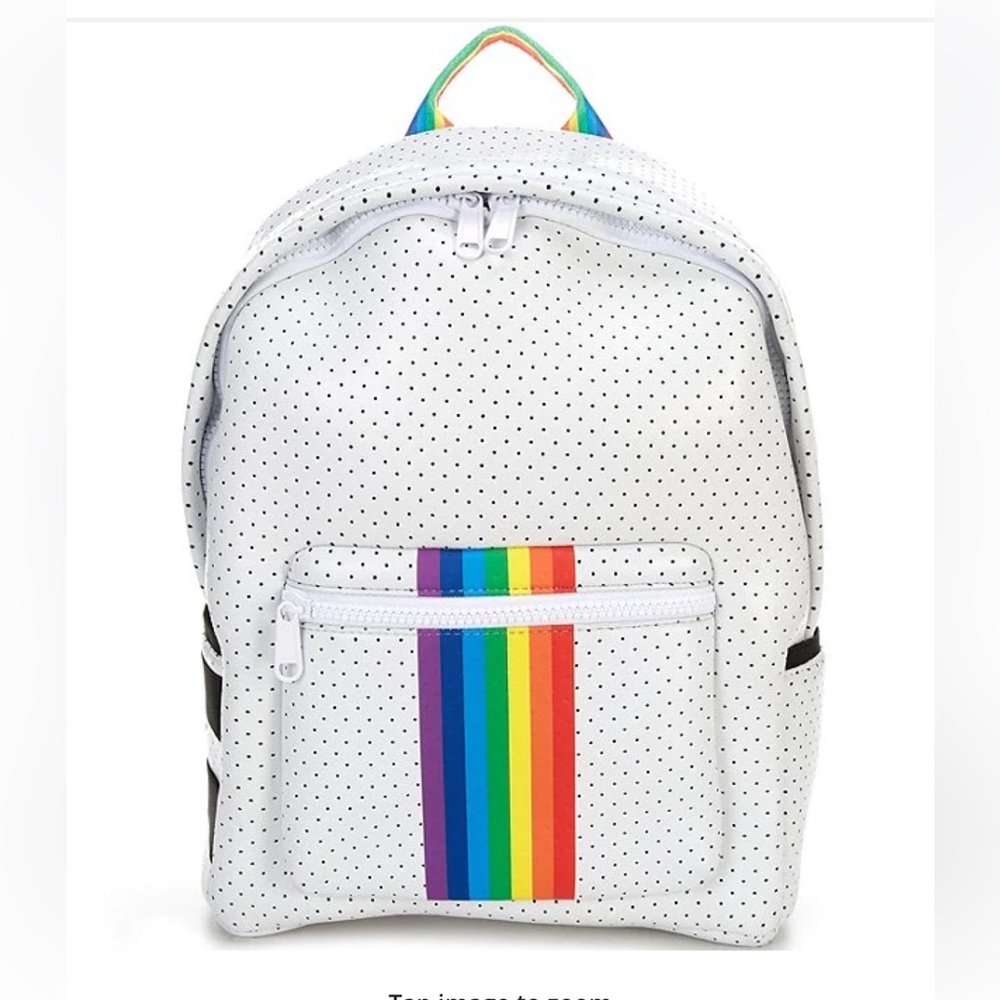 NWT Parker & Hyde Neoprene Rainbow/Pride, School Backpack
